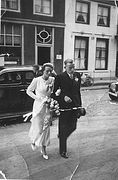 oude foto's van vader en moeder Schoolderman